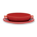 Moule Tatin duo et plat de service rouge Emile Henry